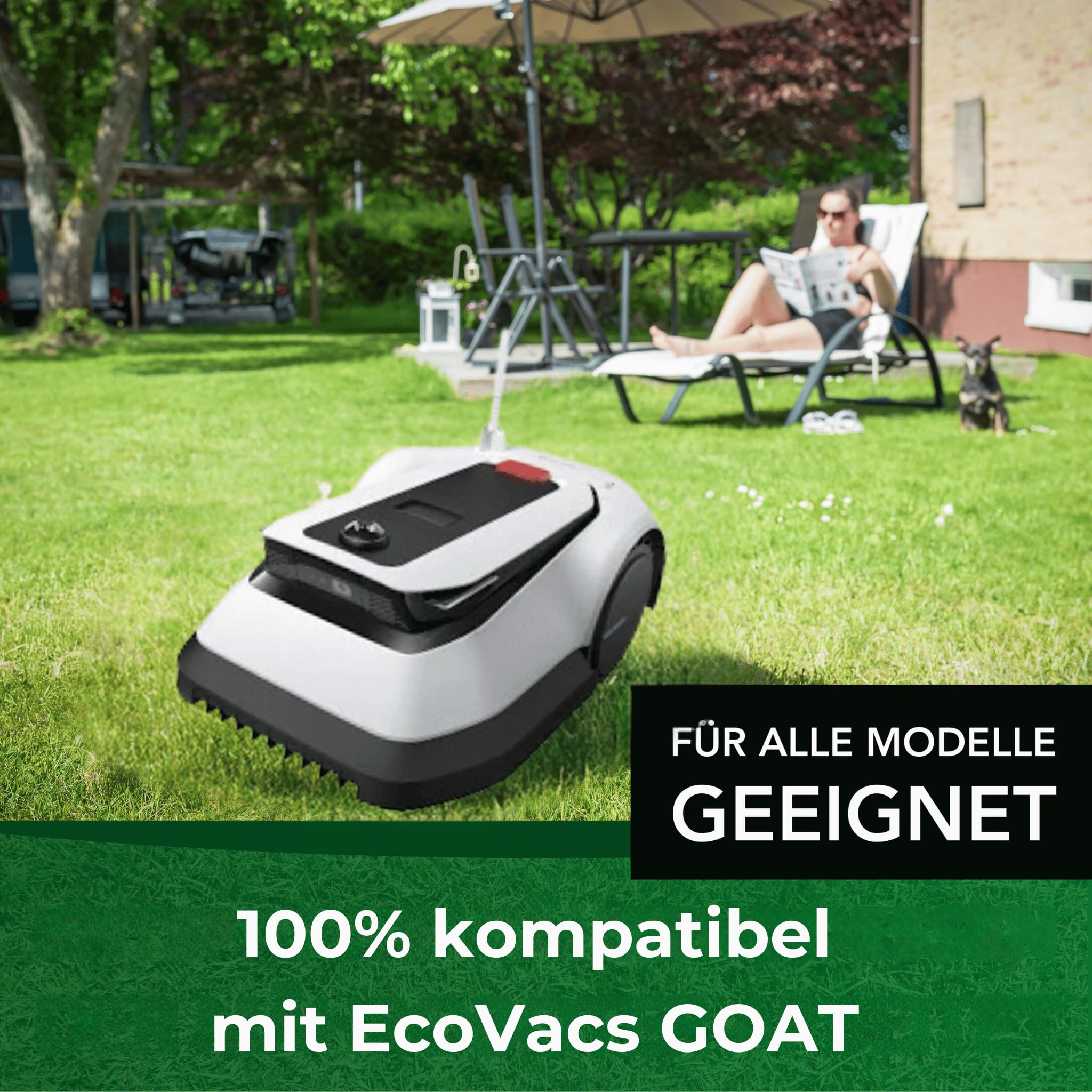 Genisys Edelstahl Ersatz Messer Klingen kompatibel mit Scheppach RoboCut und Practixx PX-RRM Mähroboter
